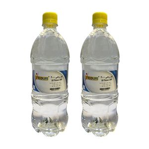 تینر روغنی اکولایف مدل t2000 حجم 1 لیتر مجموعه 2 عددی